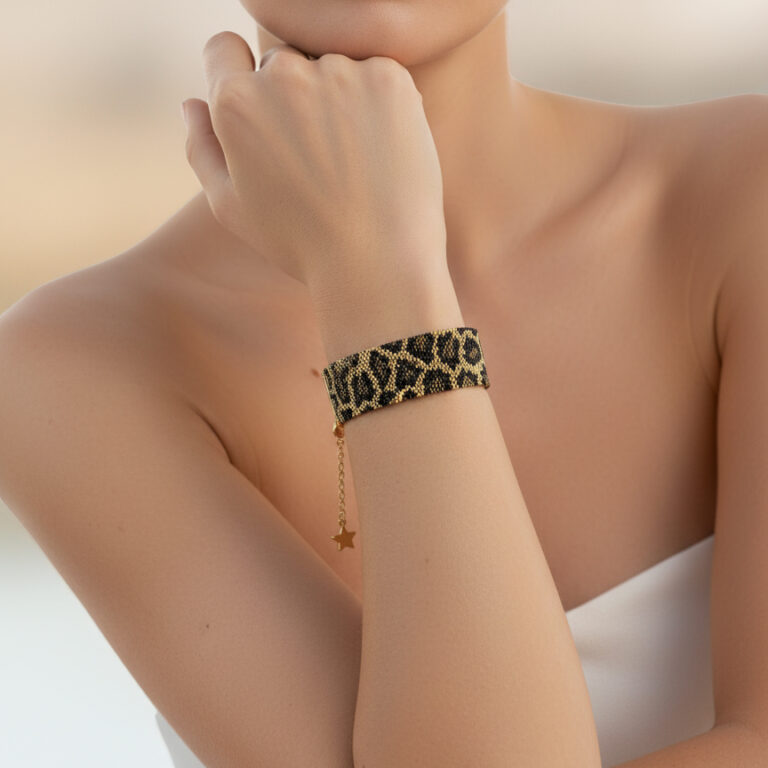 Black Leopar Bileklik